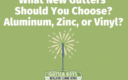 What New Gutters Should You Choose? Aluminum, Zinc, or Vinyl?