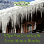 5 Signs Your Gutters May Be Susceptible to Ice Damage