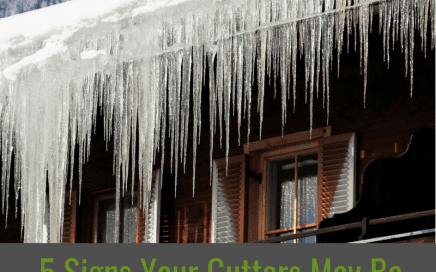5 Signs Your Gutters May Be Susceptible to Ice Damage