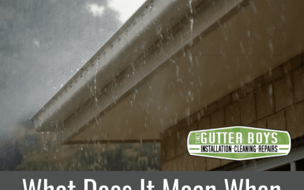 What Does It Mean When Gutters Are Overflowing?