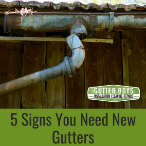 5 Signs You Need New Gutters