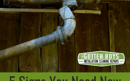 5 Signs you Need New Gutters