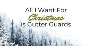 All I want is gutter guards