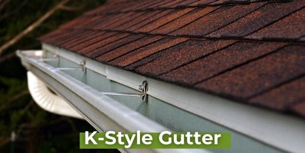 What is a k-style gutter