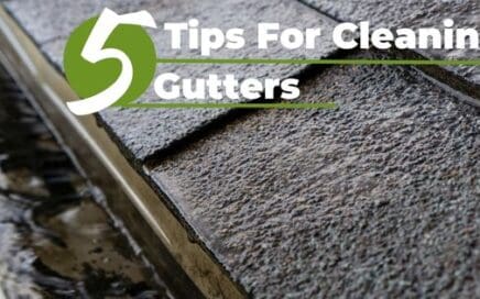 5 tips for cleaning gutters